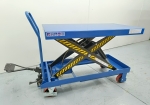 Manual lift table 1.500 Kg. Removable handle 10160
