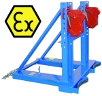 ATEX forklift implement for two drums 10177-EX