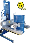 Rotator stacker for drums with ATEX 2G weighing system 10285-ATEX-B
