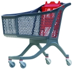 PVC shopping cart 165 l 9446