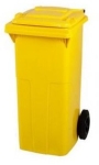 Dustbin 120 l. Yellow 9821-AM