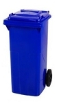 Cubo reciclaje 80 l. Azul 9820-AZ